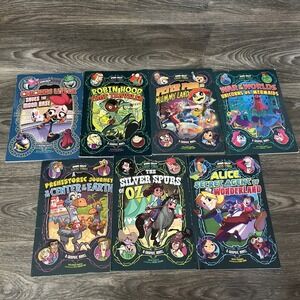 Lot Of  7 Far Out Fables & Classic Stories Graphic Novels By Benjamin Harper